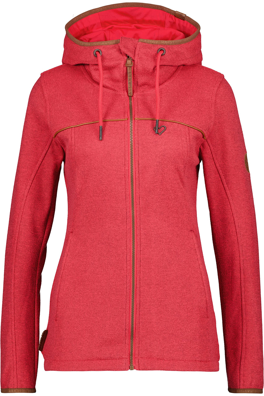 ALIFE and Kickin ClaudineAK A Jacket Damen Winterjacke, gefütterte Jacke L Coral, L Coral