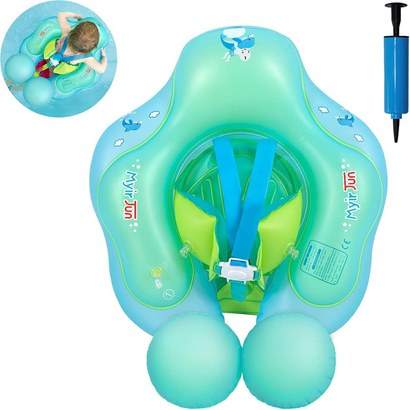 Myir JUN Schwimmring Baby, Aufblasbarer Baby Schwimmring Baby Schwimmreifen Schwimmhilfe mit Baby Sc