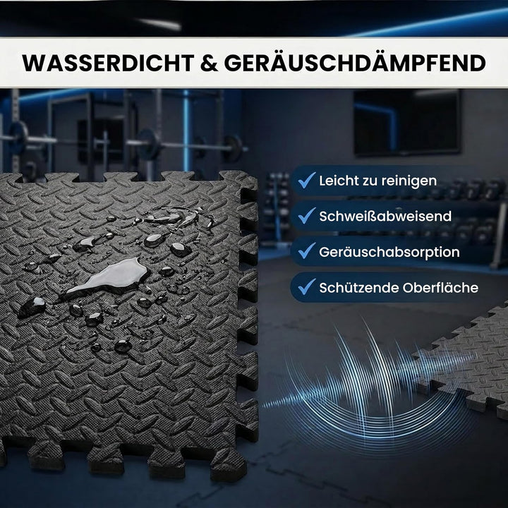 Fitem Puzzlematte aus EVA-Schaumstoff – Sportmatte – Bodenschutz – Garage – Tatami – Pool – Fitness