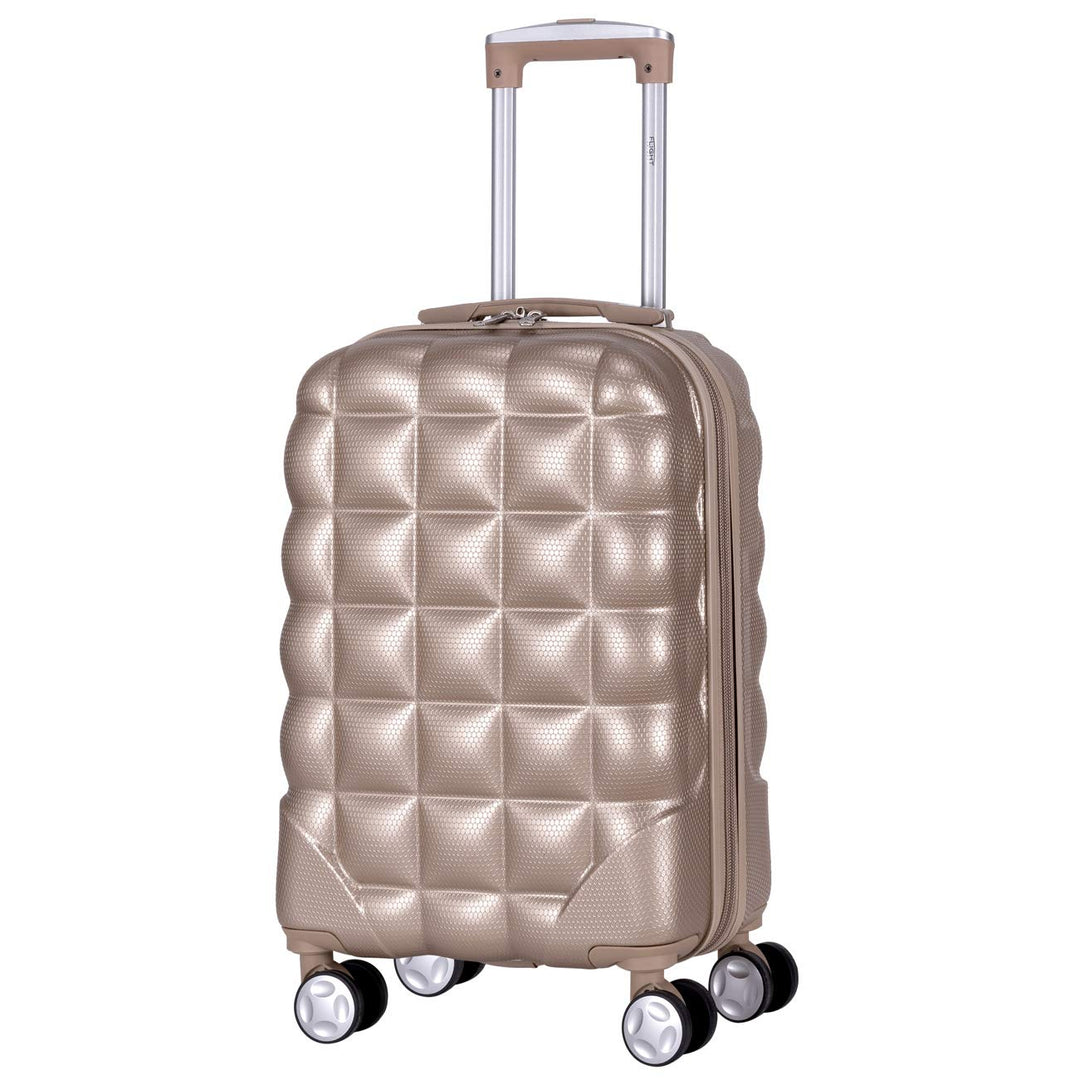 Flight Knight 55x35x20cm Bubble Koffer Air Berlin Ryanair easyJet Hartschalen-Koffer Trolley Rollkof