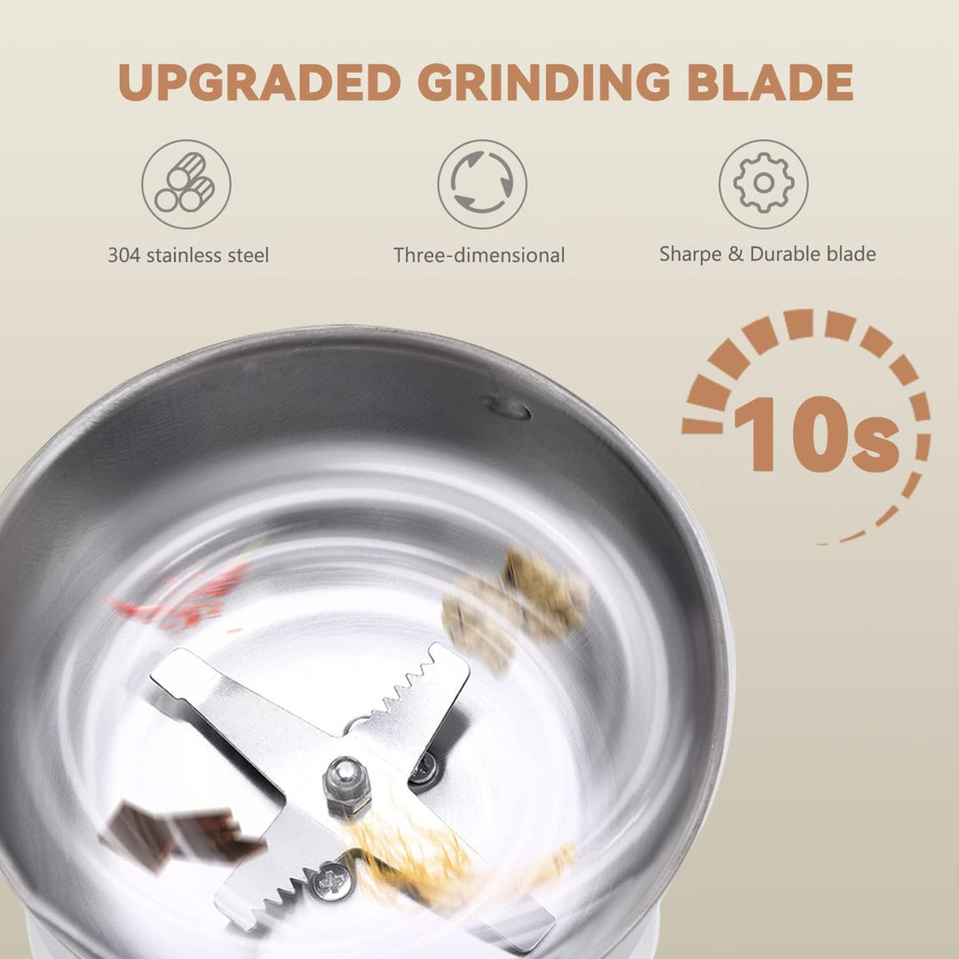 Moongiantgo Getreidemühle Multifunktionale 200W 14500rpm Gewürzmühle Ultrafeine Kaffeemühle, 300ml K