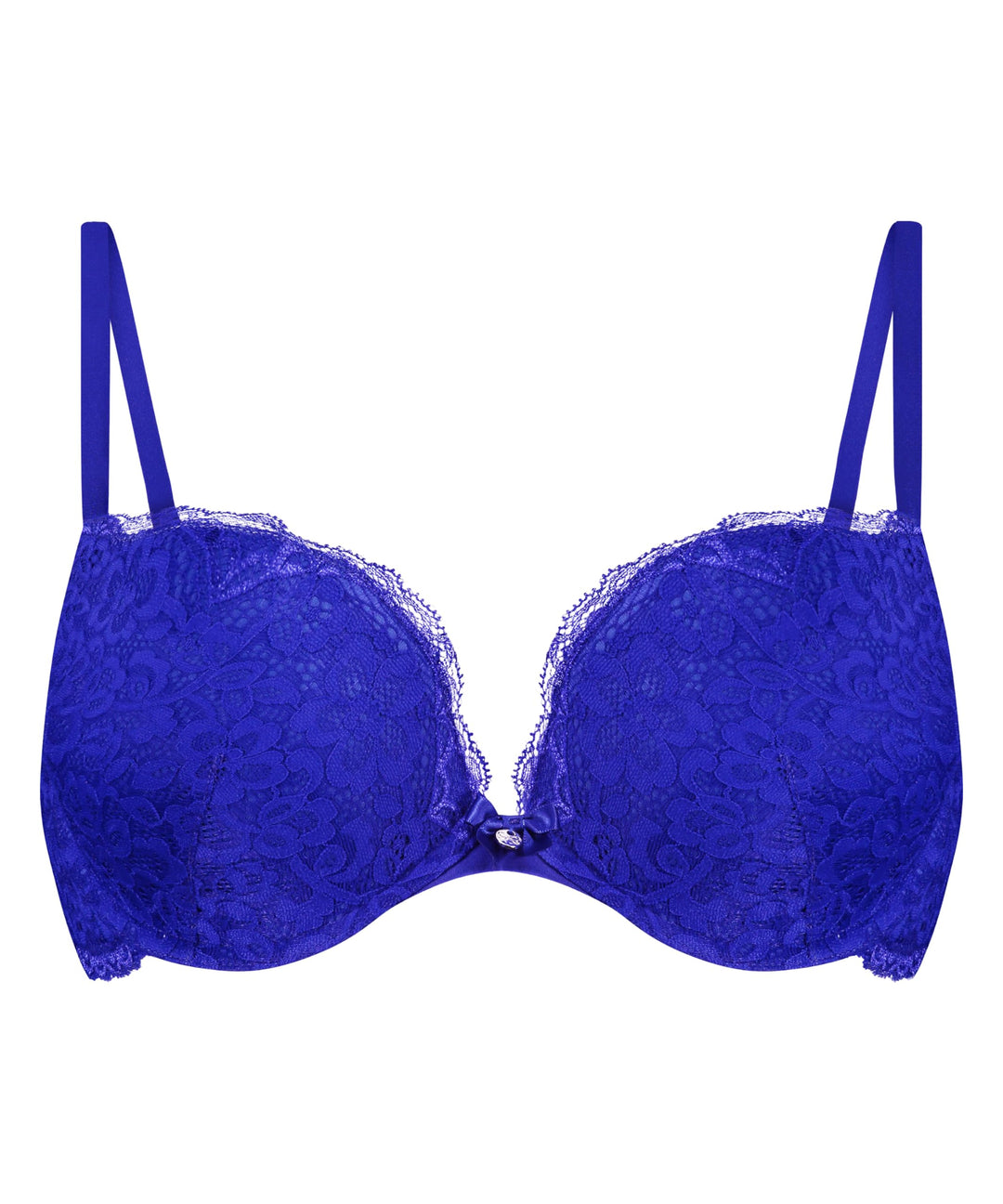 Hunkemöller Vorgeformter Push-up-Bügel-BH Marine 75D Clematis Blue, 75D Clematis Blue