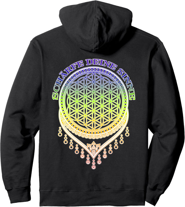 Blume Des Lebens - Schärfe Deine Sinne 3 - Fan Fun Pullover Hoodie