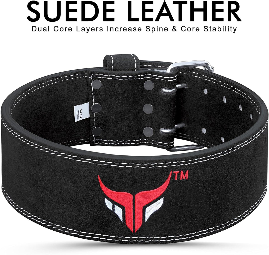 Mytra Fusion power weight lifting belt L4 weight training leather belt power belts for squats workou
