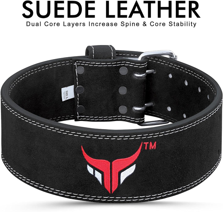 Mytra Fusion power weight lifting belt L4 weight training leather belt power belts for squats workou