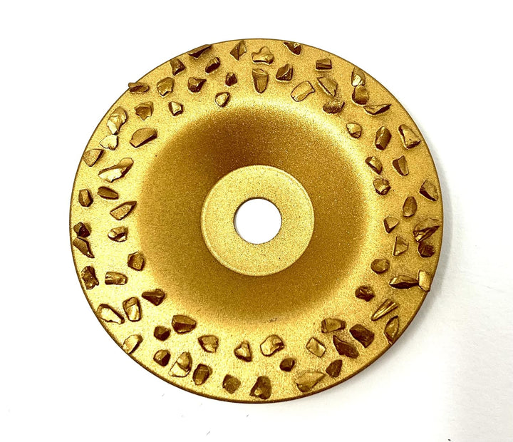 WELLERWERKZEUGE | 3er Set Raspelscheibe Schleifscheibe 76x10 Holz Hufbearbeitung für mini akku Winke