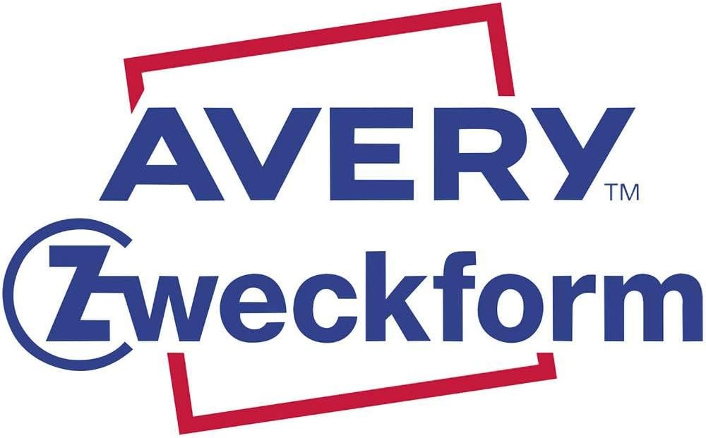 AVERY Zweckform 3482 Transparente Folien für Laserdrucker und Kopierer (25 selbstklebende Folien, A4