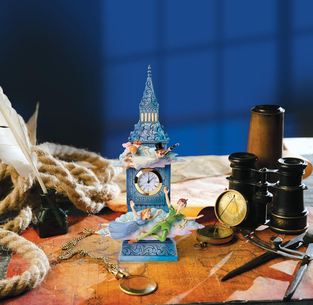 Disney Traditions Peter Pan Clock, Height 26cm