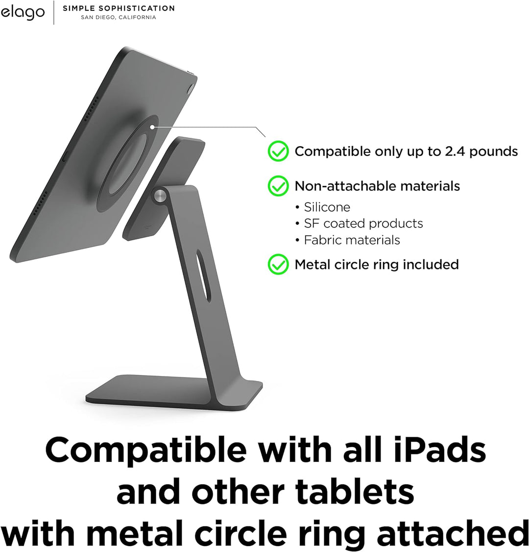 elago Premium Magnetischer Ständer Kompatibel mit iPad Pro 12.9 Zoll [5., 4. Gen], iPad Pro 11 Zoll