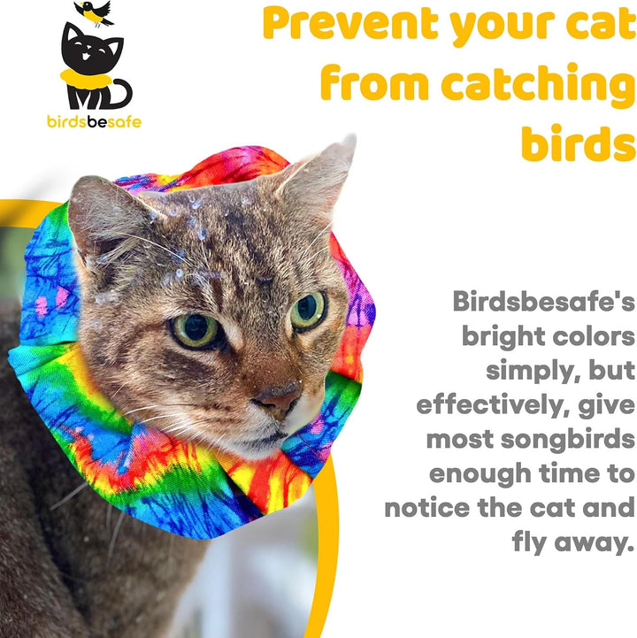 Birdsbesafe Abdeckung für Katzenhalsband. Geo-Muster 8-12", Geo-Muster 8-12"