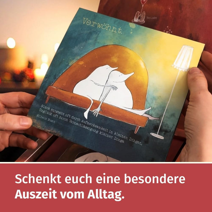 Sofasafari – Erlebnisbox für Paare, perfektes Valentinstagsgeschenk 2026, Frauen, Männer, Eltern, Sp
