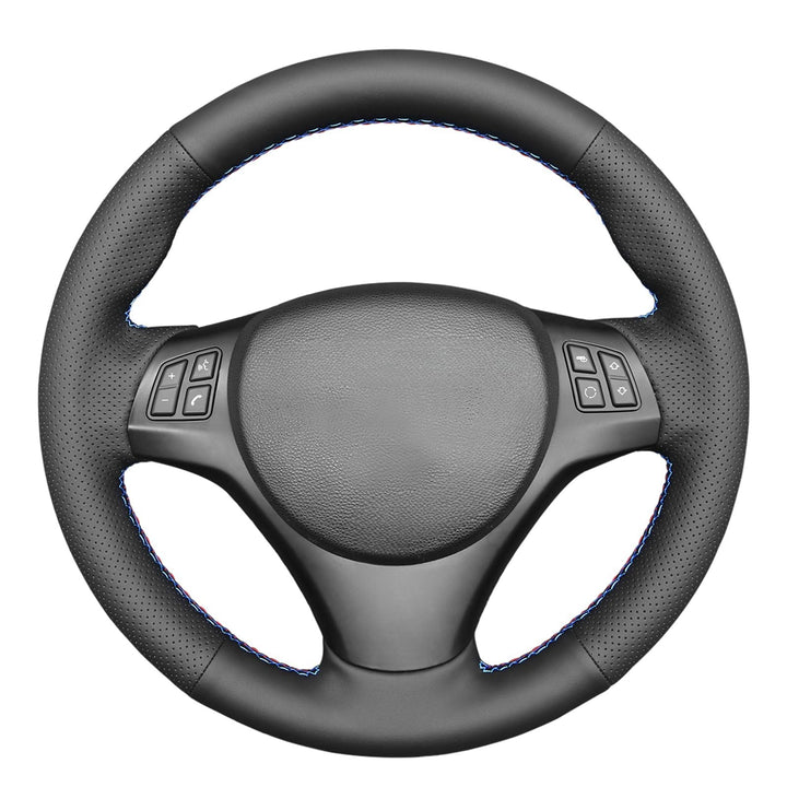 MEWANT Lenkradhülle für BMW (M Sport) 1er E87 / E81 / E82 (Coupe) / E88 (Cabrio) / M E82 / 3er E90 (