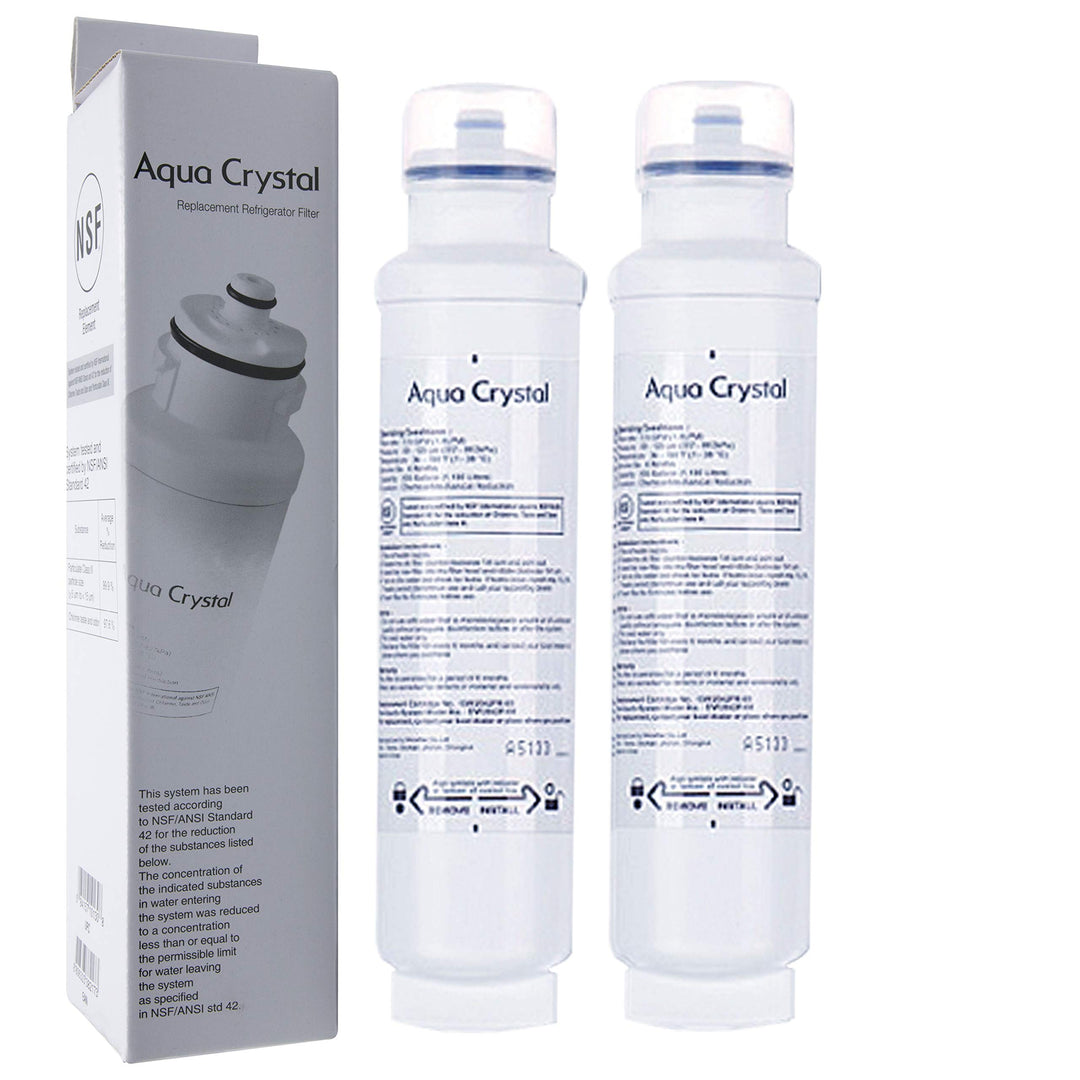 Aqua Crystal DW2042FR-09, DW2042F-09 Interner Wasserfilter für Daewoo Side-by-Side Kühlschrank | 2er