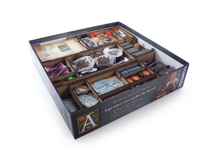 The Game Doctors Brettspiel Organizer kompatibel mit Die Legenden von Andor: Die Reise in den Norden