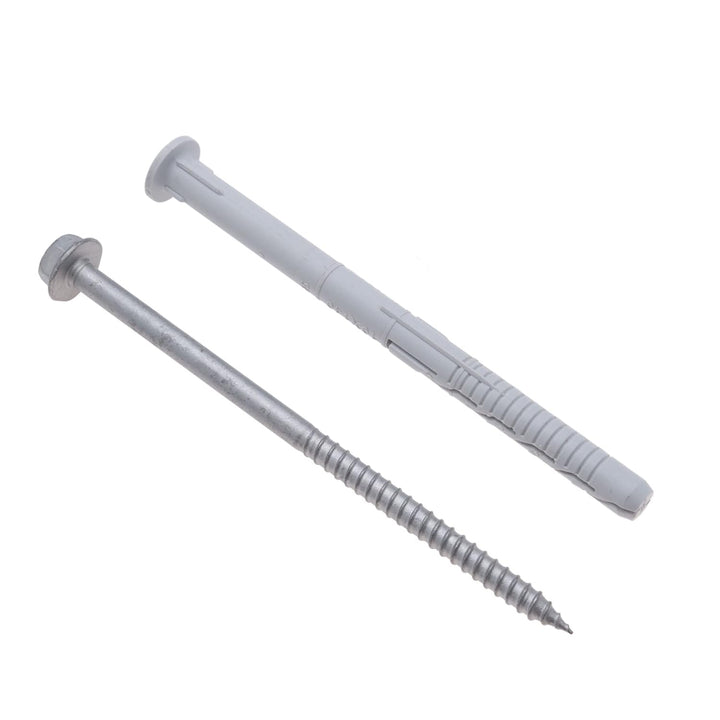 10x100 Hex Torx Schrauben & Dübel Fast-K Heavy Duty von Keple 50 Pack Wandmontage Schrauben Dübel Wa