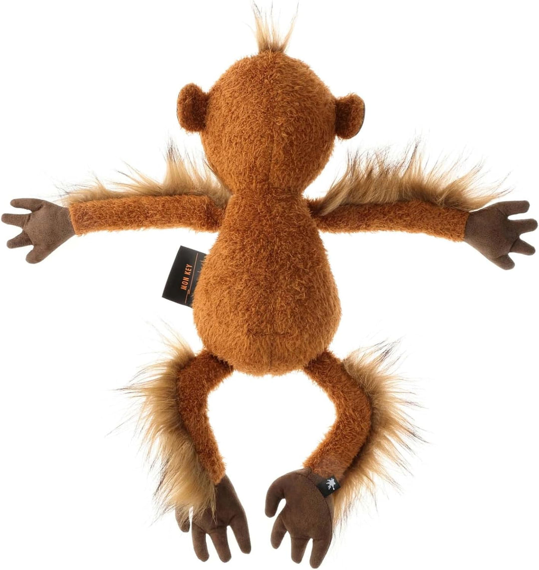 SIGIKID 38741 Mon Key Beasts Town Kinder und Erwachsene Kuscheltier empfohlen ab 3 Jahren braun, 14