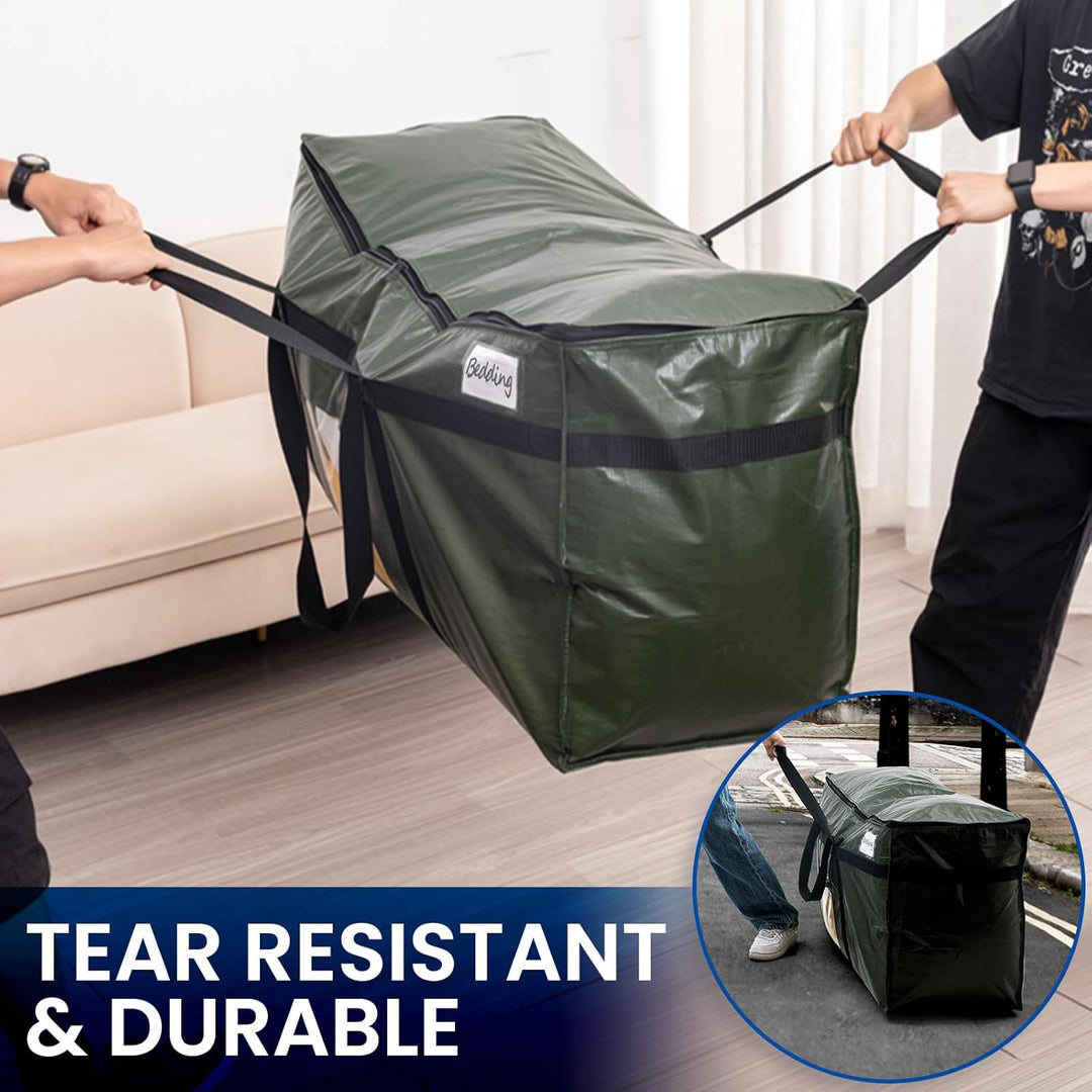 TAILI Extra grosse Umzugstasche für den Umzug, Lagerung Kleidung Steppdecke Bettwäsche Decken Bettde