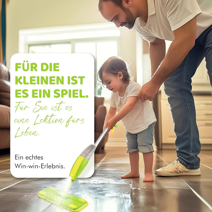Kinderspielwischer mit Sprühfunktion - Montessori Kleinkind Putzset für echter die Bodenreinigung |