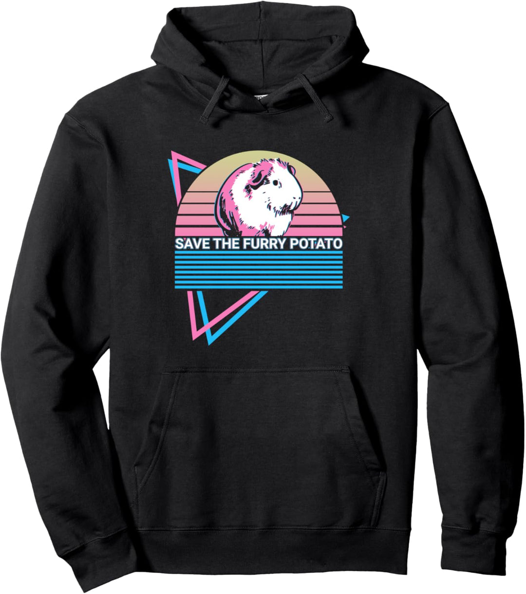 Meerschweinchen-Kartoffel Save The Furry Potato Pullover Hoodie