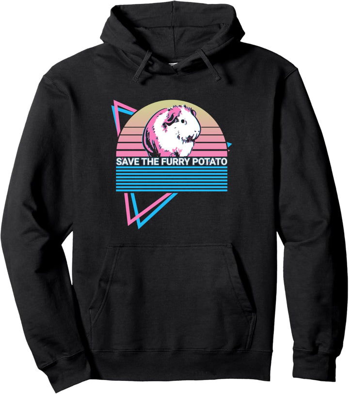 Meerschweinchen-Kartoffel Save The Furry Potato Pullover Hoodie