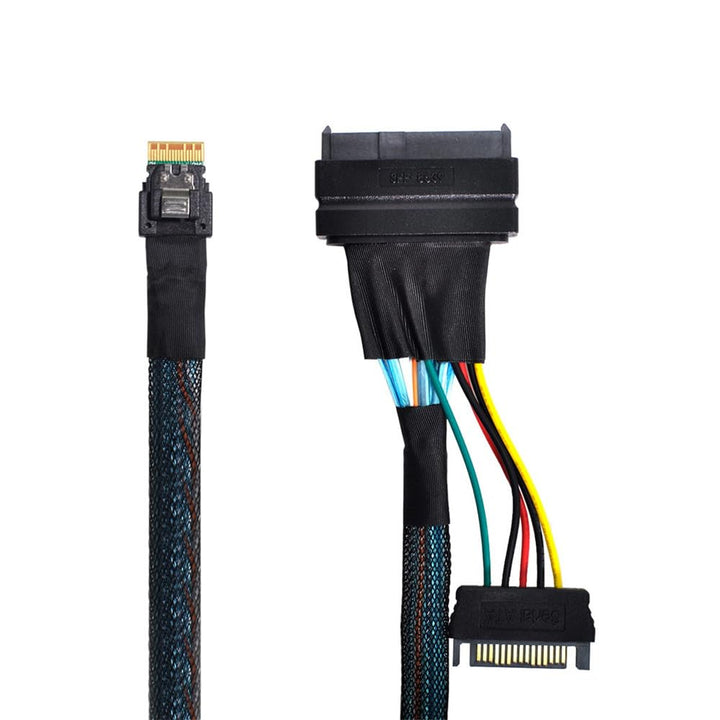 xiwai U.2 U2 SFF-8639 auf Slimline SFF-8654 4i NVME PCIe SSD Kabel für Mainboard SSD 750 p3600 p3700