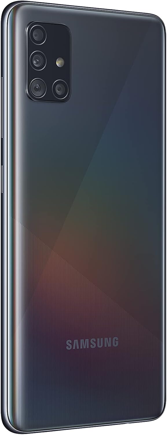 Samsung Galaxy A51 Dual-SIM 128 GB/4 GB - Prism Crush Schwarz Vereinigtes Königreich Schwarz 128GB,