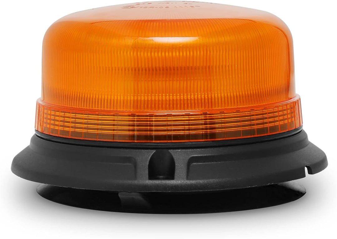 D-TECH Orange LED Rundumleuchte Warnleuchte Mit Magnet,12/24V LED Amber Warnleuchte Mit 3.6m Kable,A