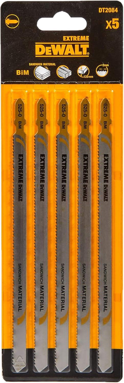 DeWalt Extreme Spezial-Stichsägeblatt DT2084 (Bi-Metall Stichsägeblatt, für Schnitte in Sandwichmate