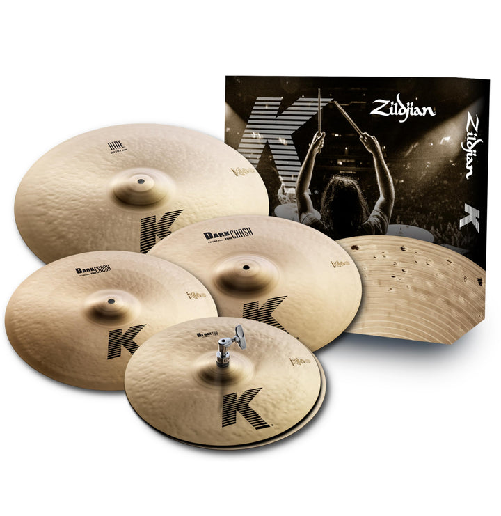 Zildjian K Zildjian Series Cymbal Box Set - 14" Hi-Hats, 16"/18" Thin Crash, 20" Ride K Series K Pac