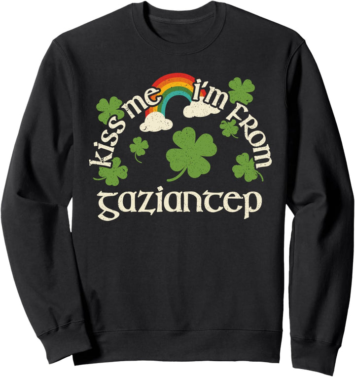 Küss mich Shamrock - City St. Patrick's Day Gaziantep Sweatshirt