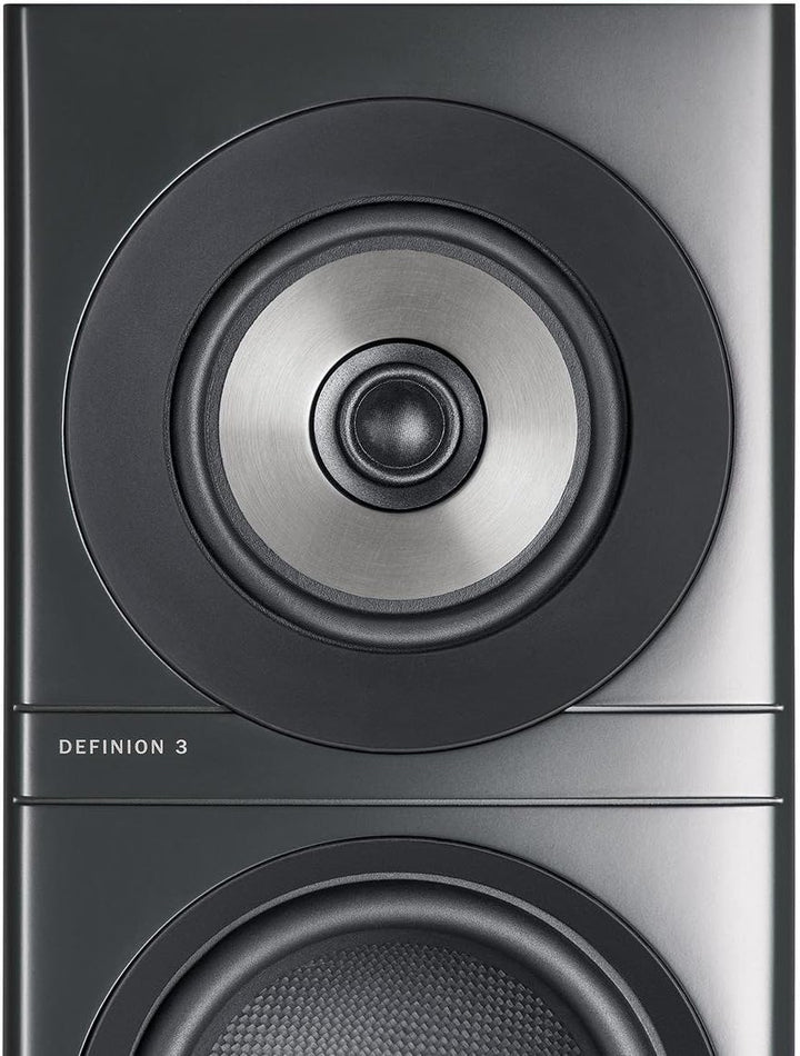 Teufel DEFINION 3S High-End Stereo Regallautsprecher, Patentiertes SCA-Koaxial-Chassis, 3-Wege-Syste