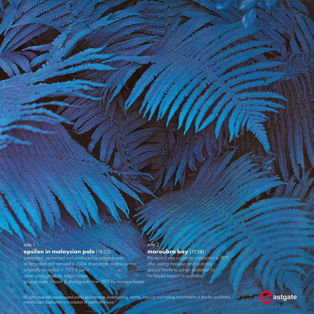 Epsilon in Malaysian Pale, Vinyl