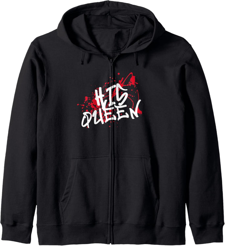 King Queen Pärchen Partnerlook Partner Kapuzenjacke