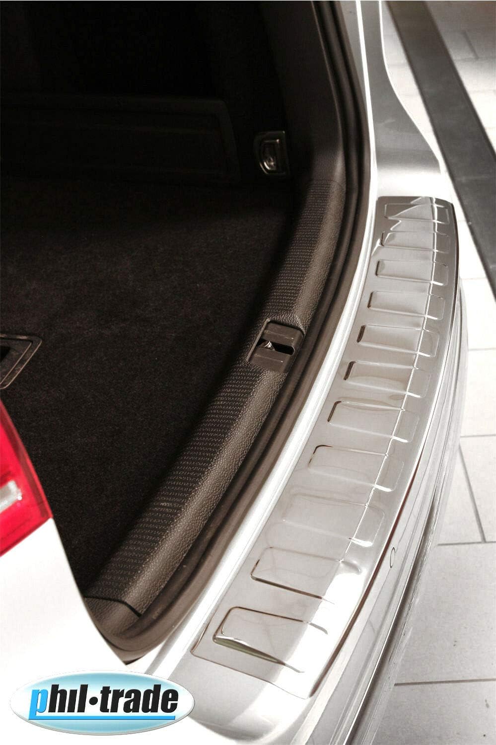 Ladekantenschutz Edelstahl CHROM kompatibel für VW PASSAT B7 KOMBI & ALLTRACK | 2010-2014 | premium