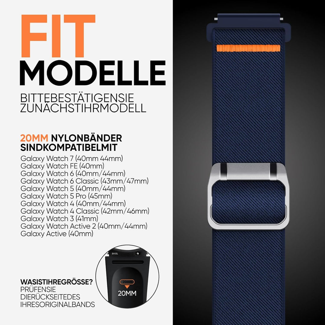 Suitisbest Sport Armband Kompatibel mit SAMSUNG Galaxy Watch Armband, Galaxy Watch 7/FE/5/6/4 Watch