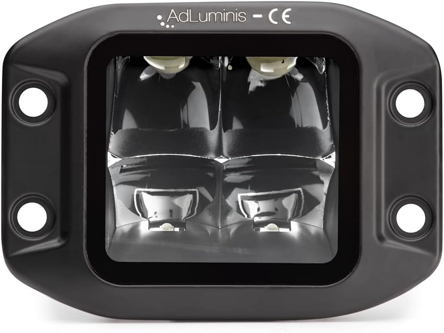 AdLuminis Blackline LED Arbeitsscheinwerfer Einbau 45 Watt 3150 Lumen, Spot, Zusatzscheinwerfer, Arb