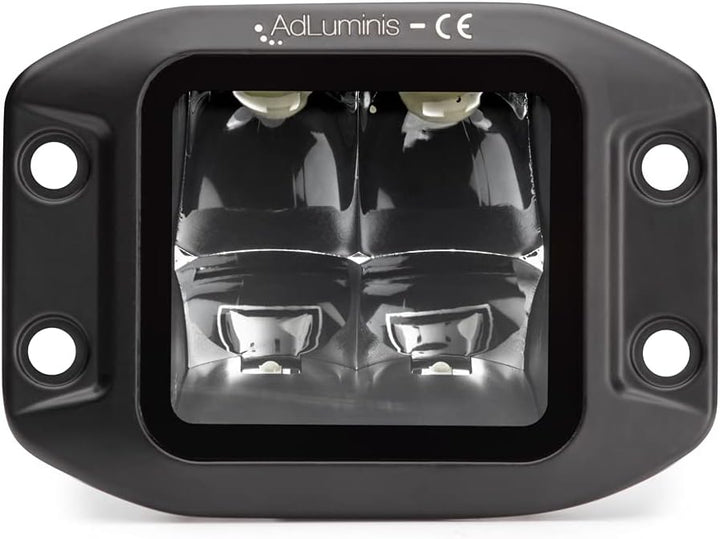 AdLuminis Blackline LED Arbeitsscheinwerfer Einbau 45 Watt 3150 Lumen, Spot, Zusatzscheinwerfer, Arb
