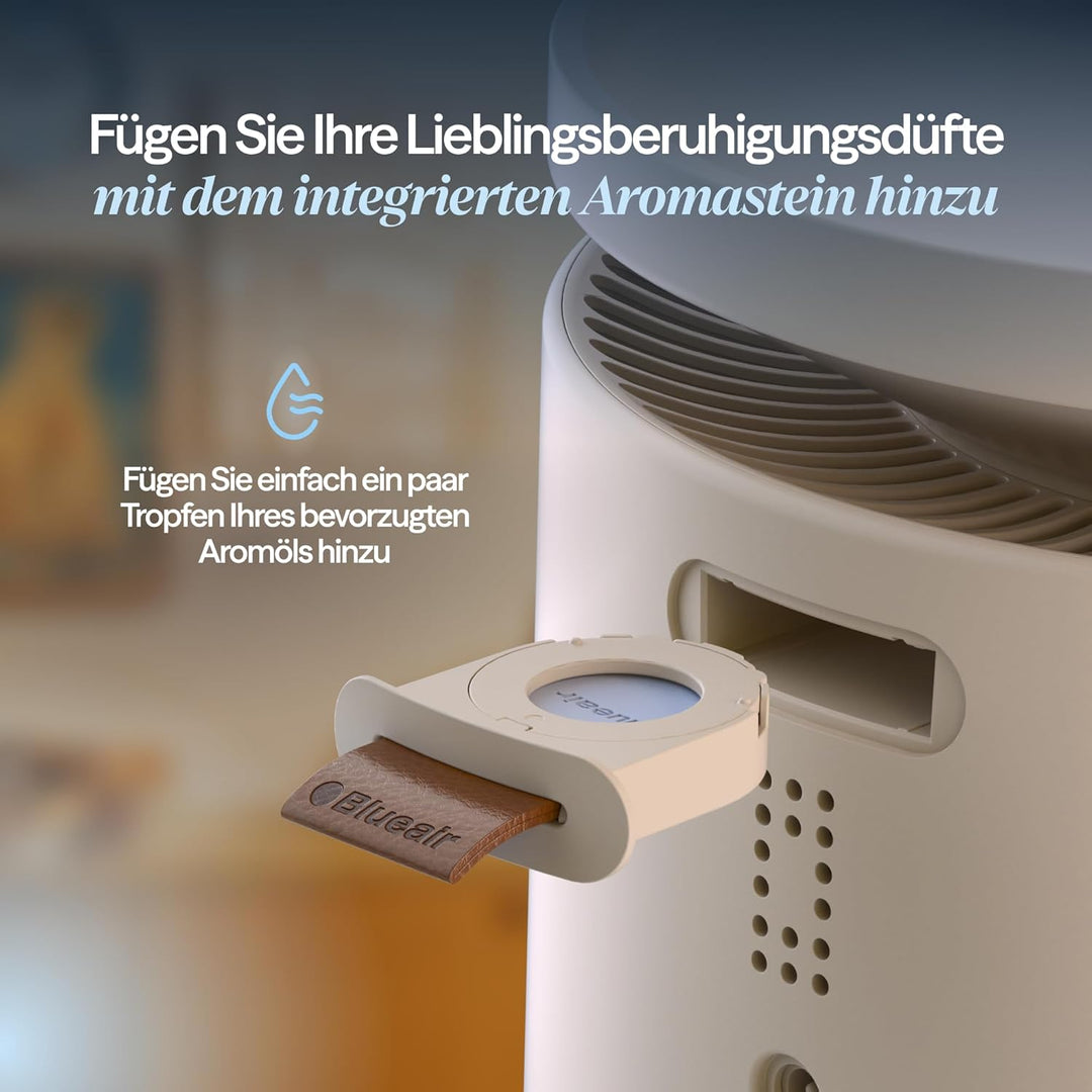 Blueair Raumluftbefeuchter DreamWell 48h Top-Fill Nebelfrei InvisibleMist Technologie – Aroma Stein