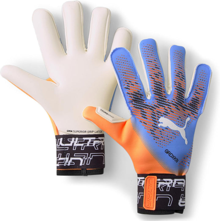 PUMA Ultra Grip 1 Hybrid Torwarthandschuh hellblau / orange 7, hellblau / orange 7