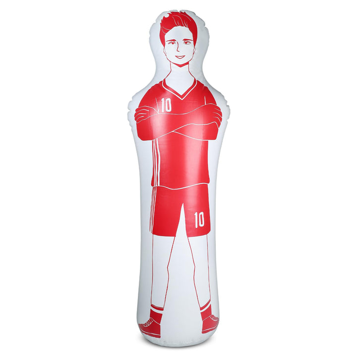 efuturetime Aufblasbare Fussball Dummy aus PVC, Fussballtraining Dummy Trainingspuppe für Torwart Fr