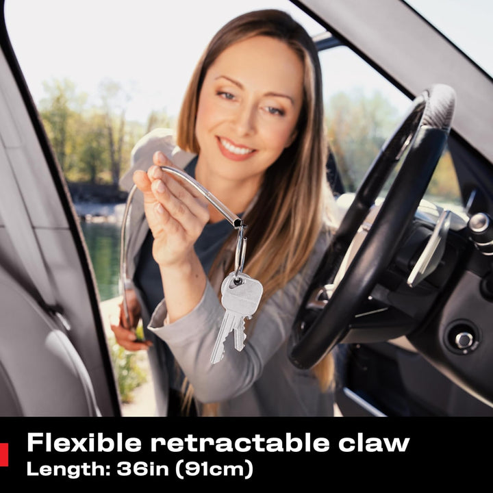 NoCry Magnetheber Set - inklusive flexiblem Krallengreifer und teleskopischem Magnetstab Set A - Aus