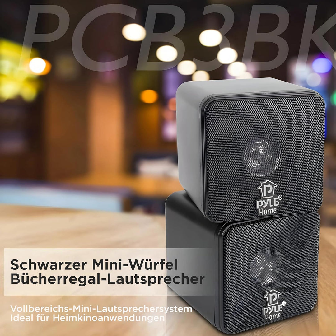 PyleHome Black 4IN Mini Cube