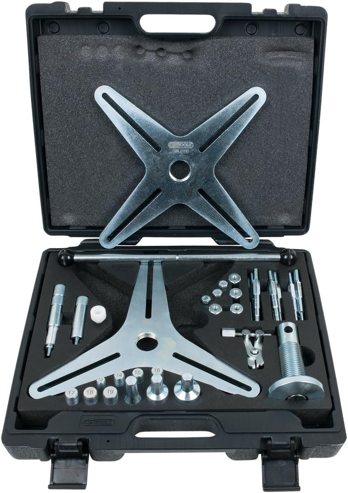KS Tools 150.2160 SAC Kupplungswerkzeug-Satz (3-und 4-Loch-Teilung), 37-tlg.