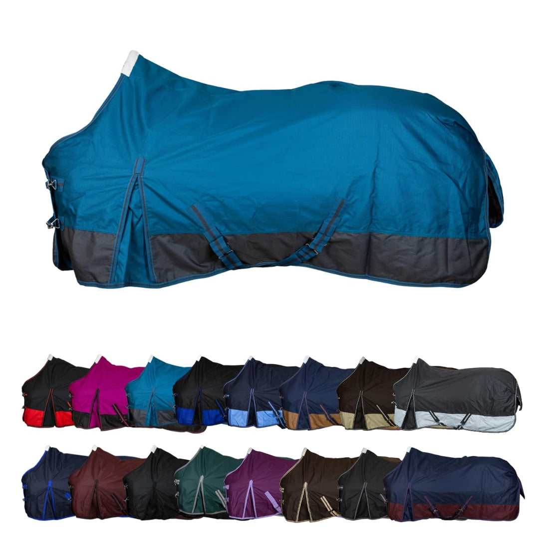 RL24 - Weidedecke 600D Basicline – Regendecke &amp; Übergangsdecke – Wind- &amp; wasserdichte Outdoordecke m