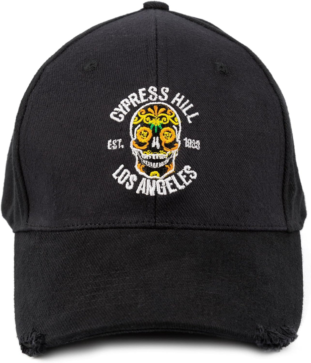 Cypress Hill Cap Unisex Schädel Logo Schwarzer Snapback | Musikartikel One Size