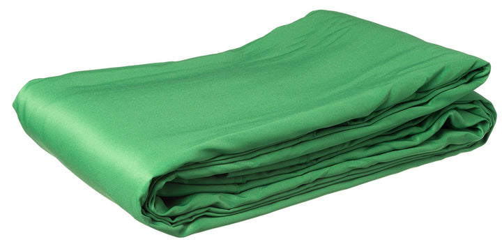 Bresser F002120 BR-8P Polyester-Hintergrundtuch chromakey, 3 x 6m grün