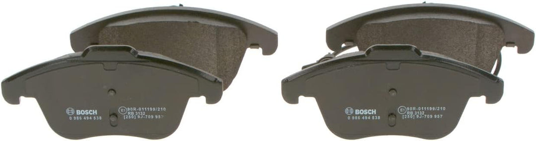 Bosch BP1459 Bremsbeläge - Vorderachse - ECE-R90 Zertifizierung - vier Bremsbeläge pro Set