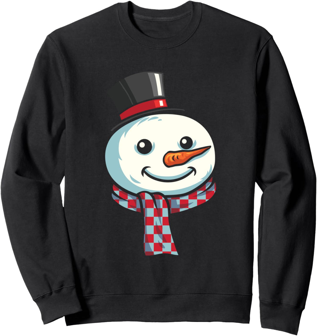 Schneemann Winter Neujahr Weihnachten Santa Weihnachtsmann Sweatshirt