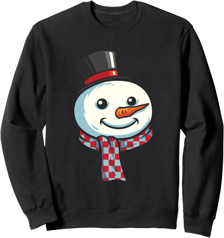 Schneemann Winter Neujahr Weihnachten Santa Weihnachtsmann Sweatshirt