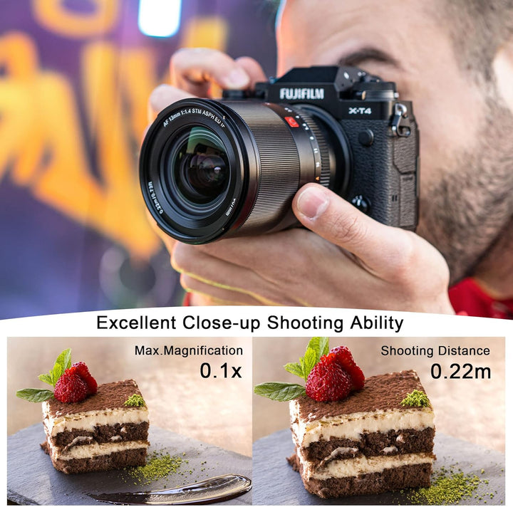 VILTROX 13mm F1.4 f/1.4 Autofokus Objektiv Ultraweitwinkel APS-C Grosse Blende Augenfokus Prime Obje